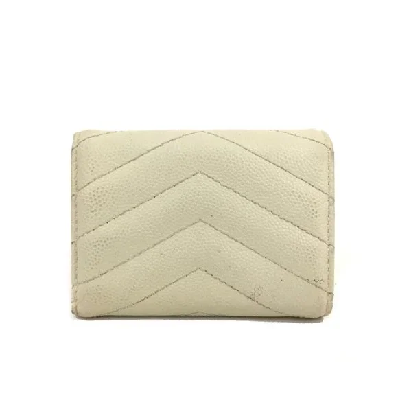 0404188 Saint Laurent Cassandra Leather Mini Trifold Wallet - Picture 4 of 8